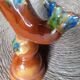 Vintage enamelled ceramic lamp base 1960