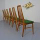 Eva Dining Chairs in Teak by Niels Koeefoed for Hornslet Møbelfabrik, Denmark, 1960s, Set of 6