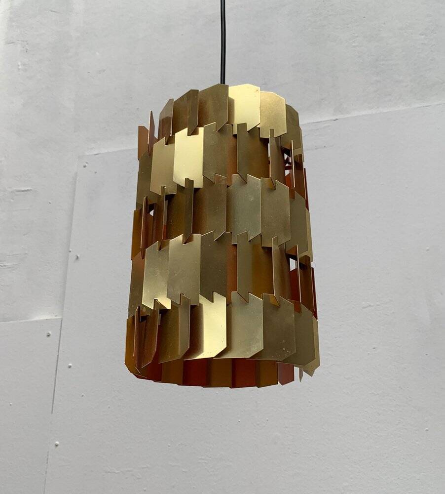 Danish Mid-Century Pop Facette Suspension by Louis Weisdorf for Lyfa, 1960s