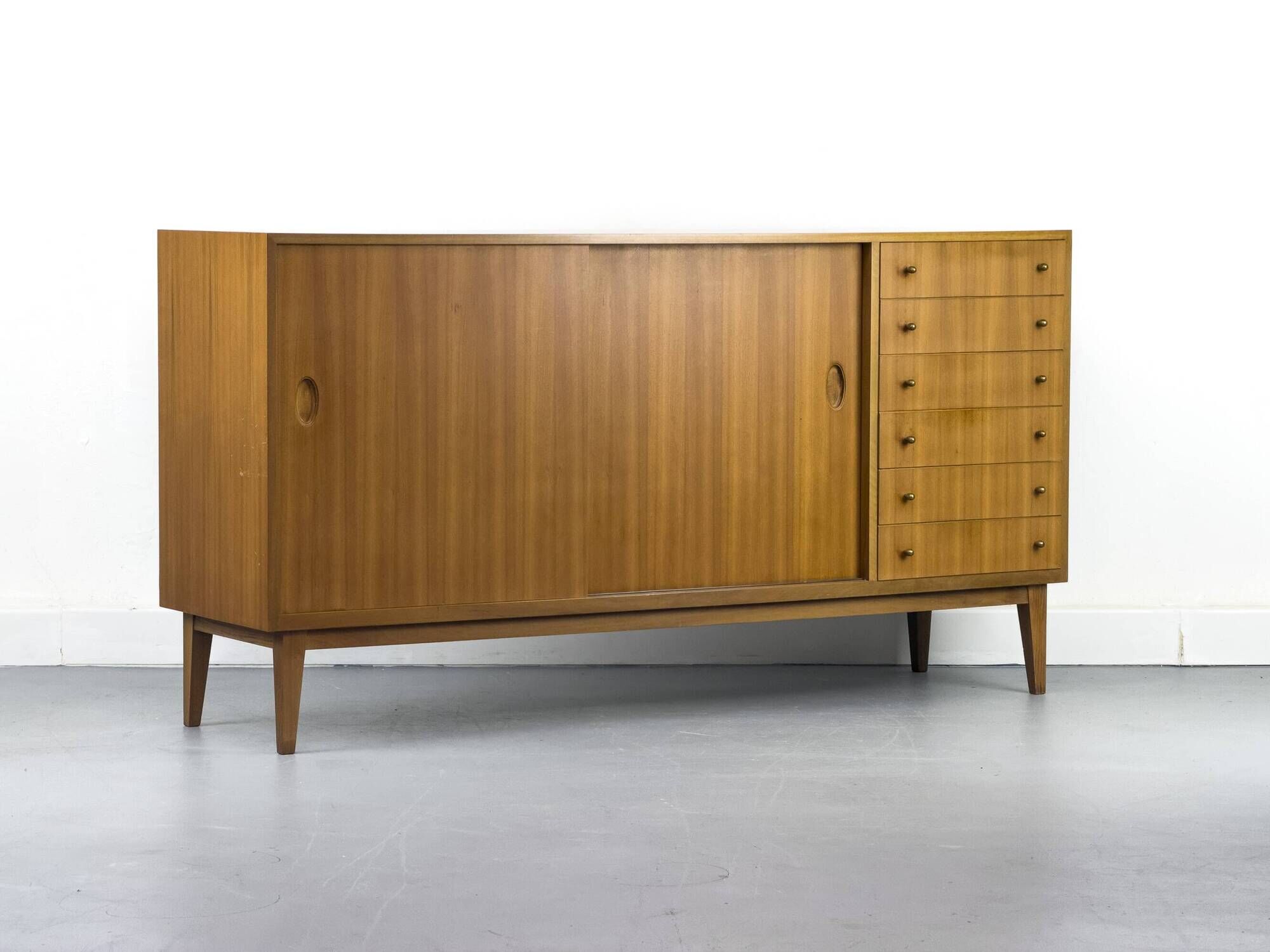 Mid-Century Sideboard in Walnut by Georg Satink for WK Möbel, 1950s