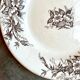 Round plate in iron earth HB & Cie