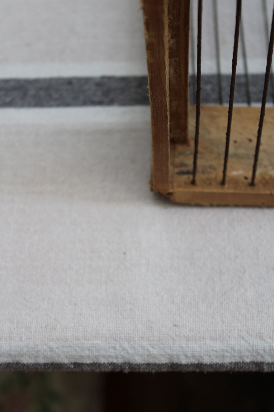 Old wooden bird cage