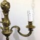 3-light bronze chandelier