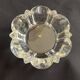 Cendrier art deco en verre moulé ancien vintage vide-poches en verre