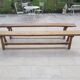 Paire de bancs de ferme 2m50