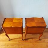 Pair of Louis XV style bedside tables