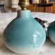 Paire de lampes en céramique vintage