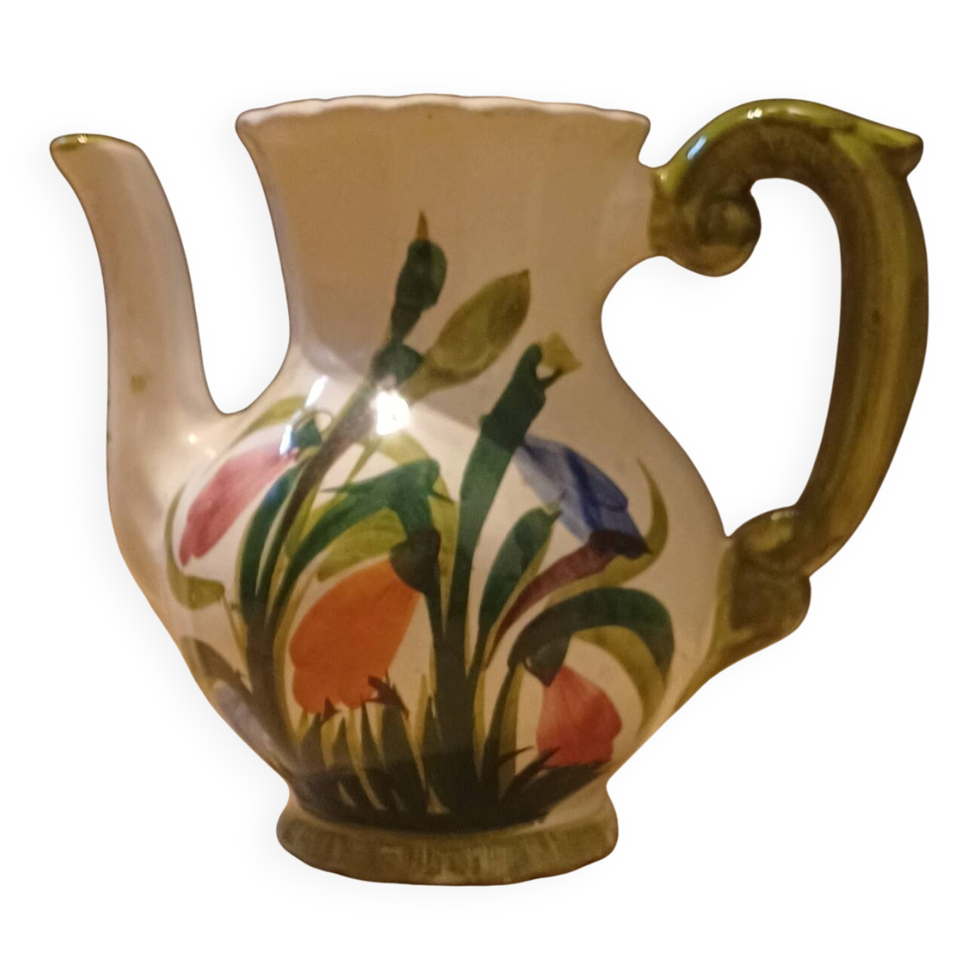 Jug / Pitcher in hand-painted ceramic - Provençal style