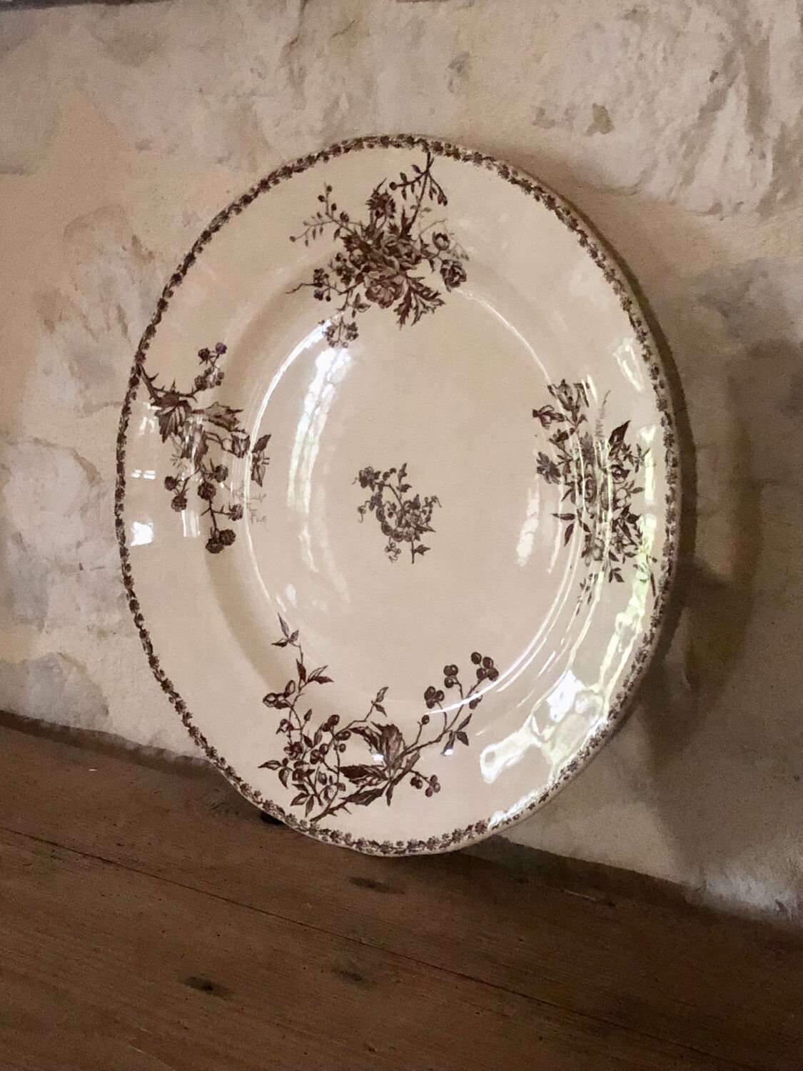 "Moscow" dish, Choisy Le Roi, ironstone