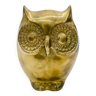 Owl statue / Bronze bookend owl - France Regina 1960