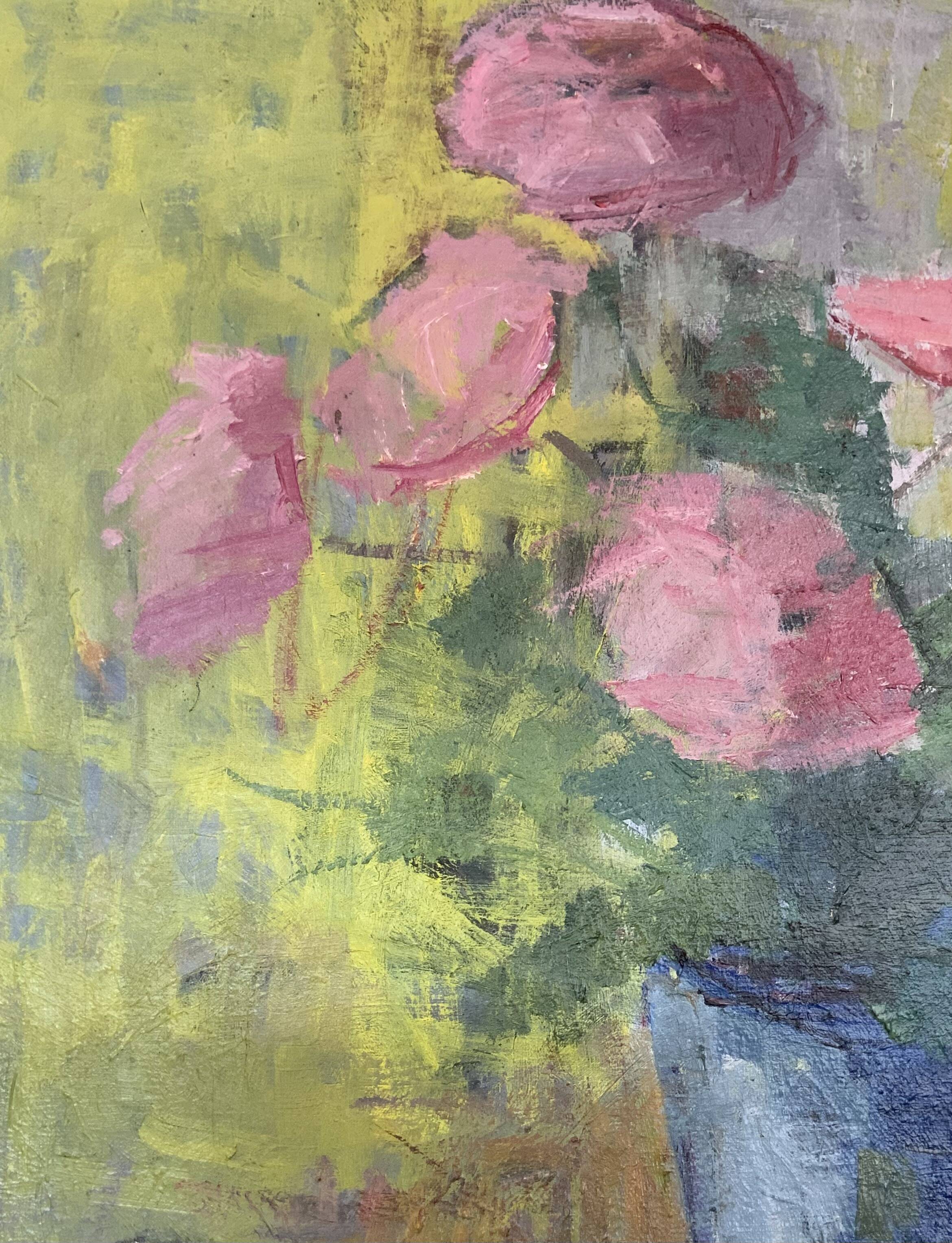 Vintage Original Oil on Canvas Still Life Swedish School 1960s
