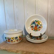 Vintage French porcelain service