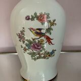 Porcelain vase motifs birds and flowers from Hollohàza Hungary