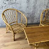 Rattan lounge