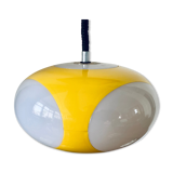 Vintage Yellow Plastic Ufo Ceiling Lamp by Luigi Colani for Massiv, Belgium, 1970s