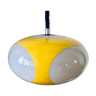 Vintage Yellow Plastic Ufo Ceiling Lamp by Luigi Colani for Massiv, Belgium, 1970s