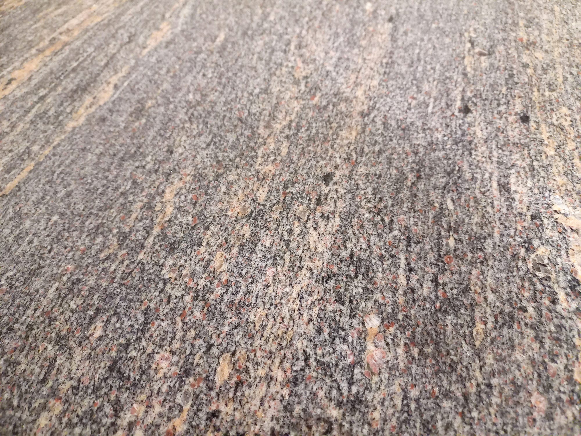 Vintage coffee table in gray granite from the 70s