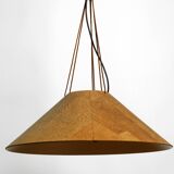 1970s cork ceiling lamp by M-Design | by Willhelm Zanoth and Ingo Maurer