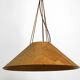 1970s cork ceiling lamp by M-Design | by Willhelm Zanoth and Ingo Maurer