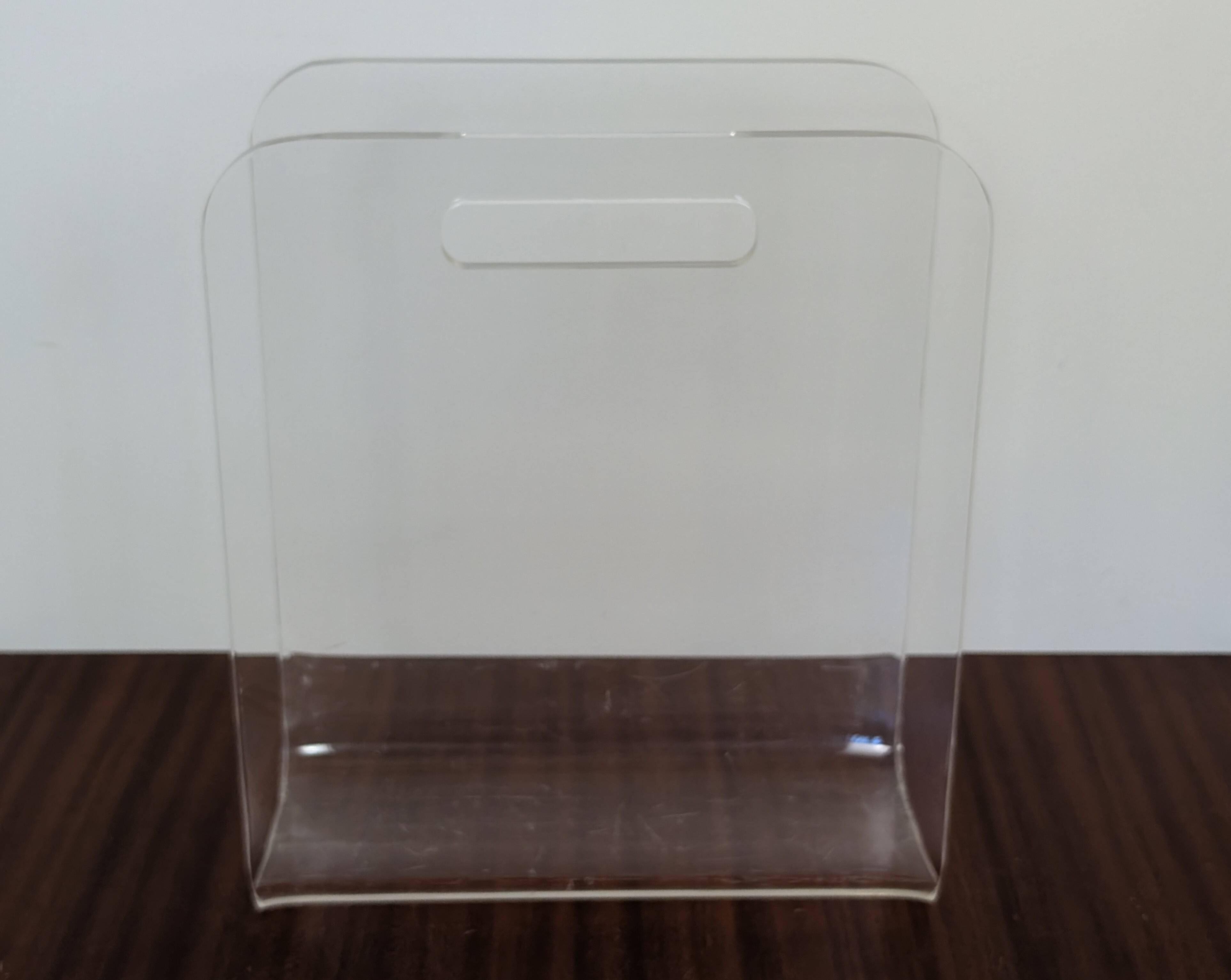 Acrylic magazine rack