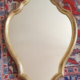 Gilded wooden mirror 71 cm