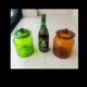 Pair Takahashi apothecary jars