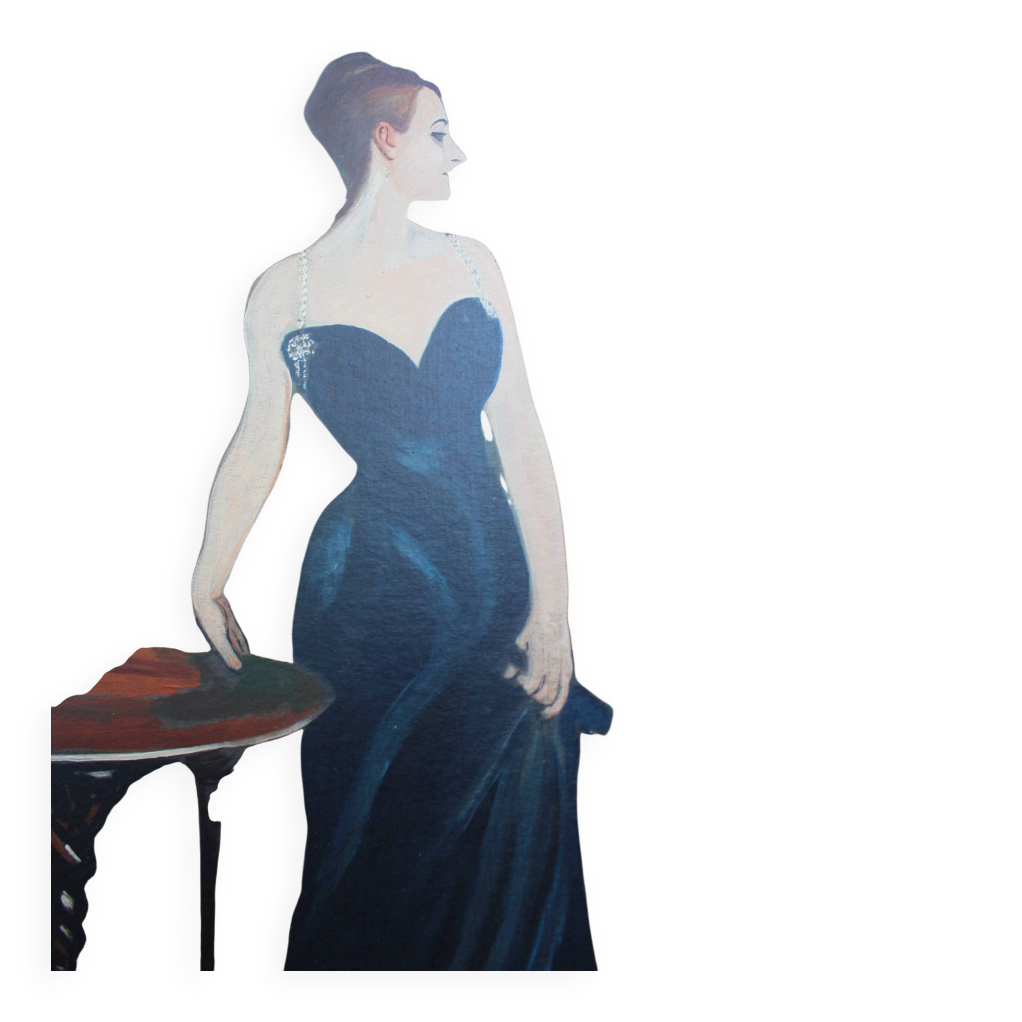 Portrait d'une femme du début du XXe siècle.