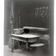 Butcher's display, 1970s/80s. Original black and white silver print on paper.