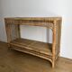 Buri console in the emmanuelle armchair style
