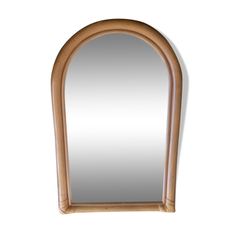 Mirror rattan 56x36cm