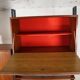 Vintage Italian bookcase in wood and metal, 1960