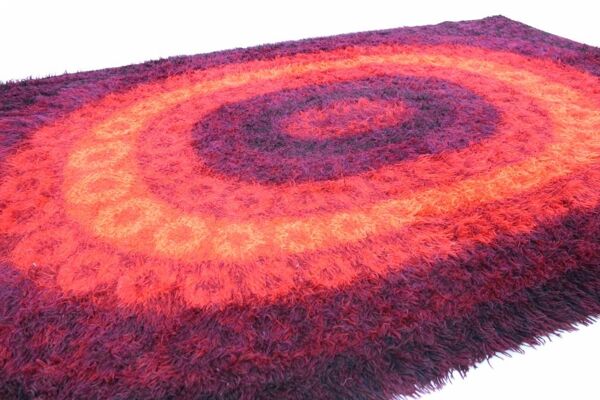 Tapis multicolore 1970s 300x200cm