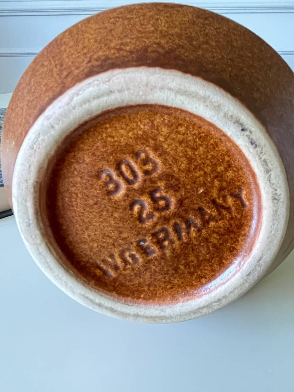 Vase West Germany brown