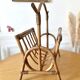 Vintage bamboo rattan magazine rack
