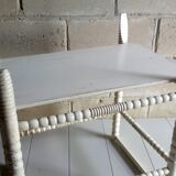 Old wooden sofa-bedside tip turned