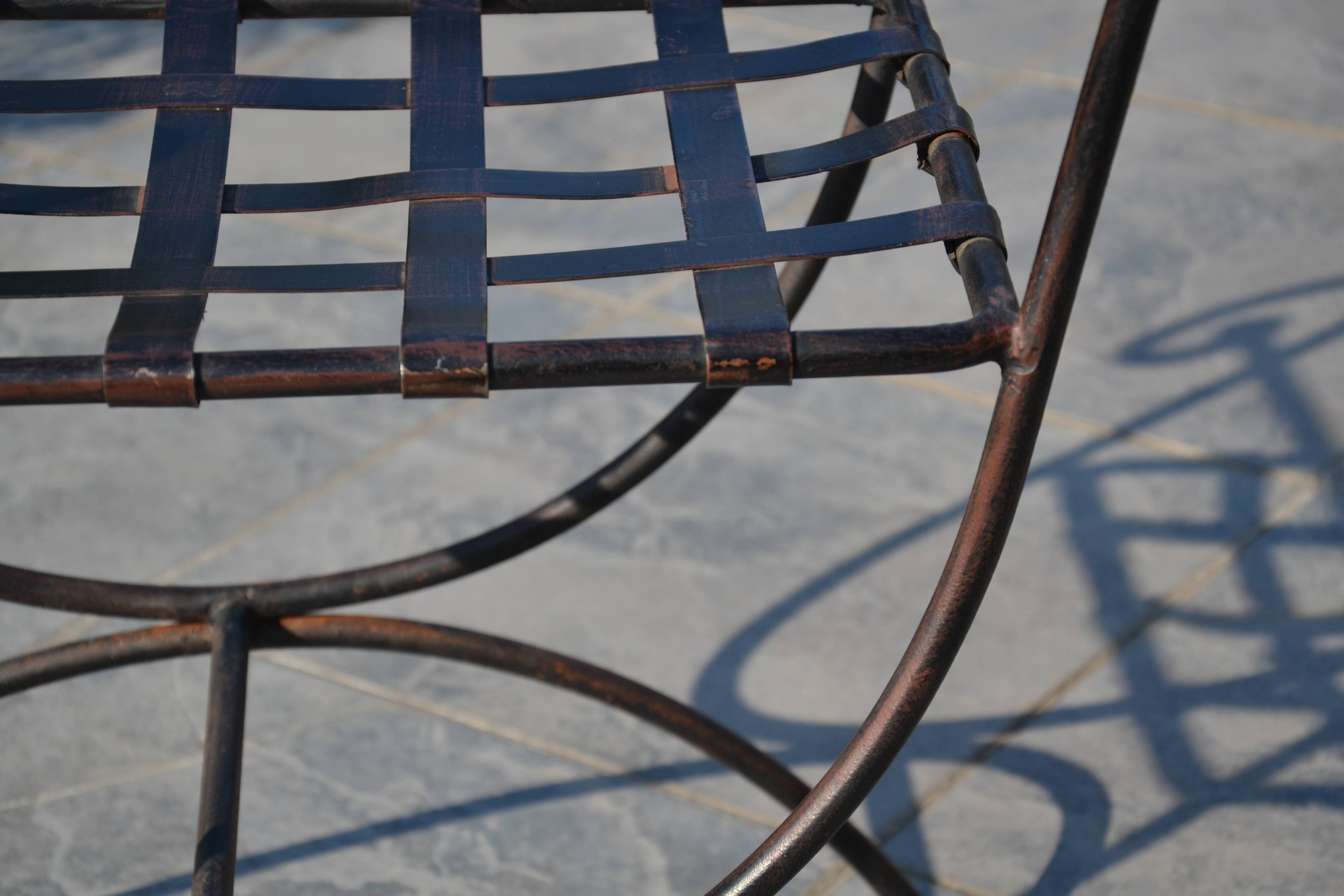 Stool/Seat "Curule" Neo-Classical Empire style