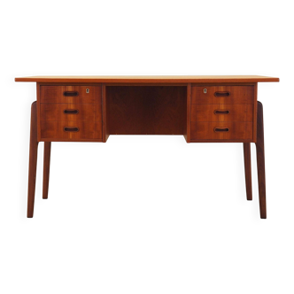 Bureau en teck, design danois, années 60, production : Danemark