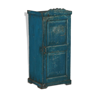 Blue teak cabinet