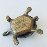 Brass turtle ashtray
