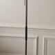 Dutch chrome and cast-iron tripod lamppost - 1960