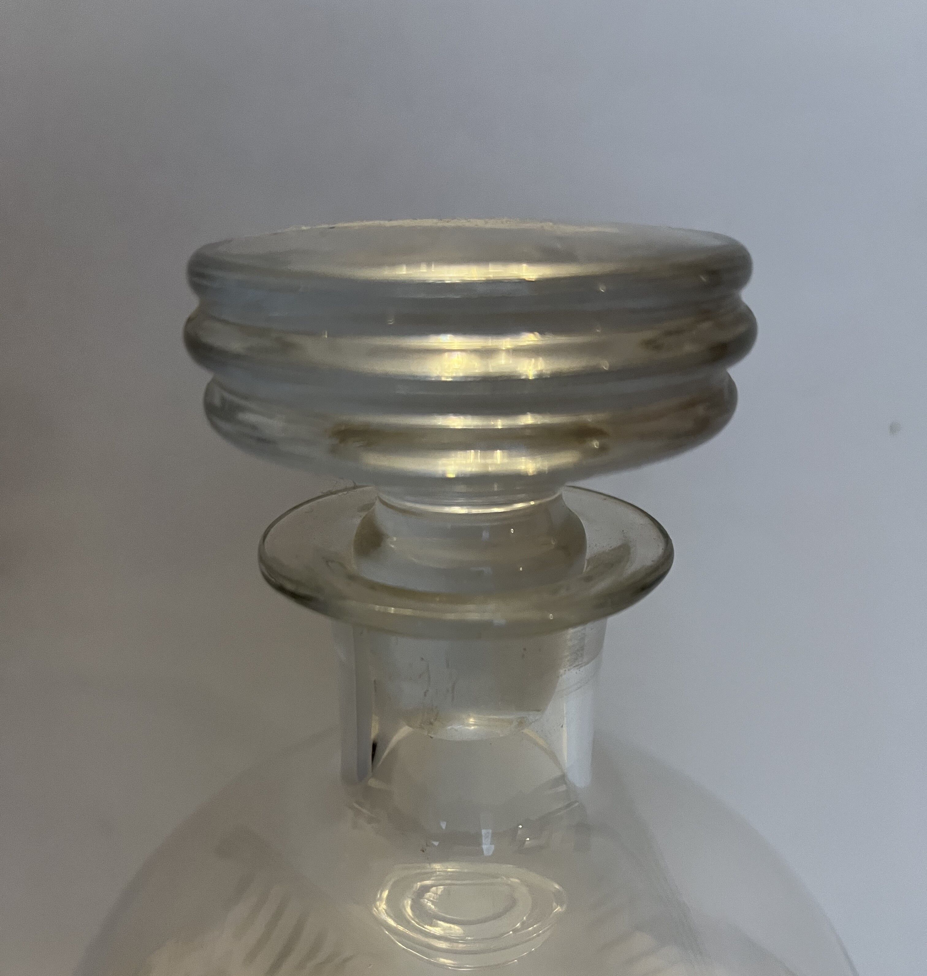 Glass ball decanter