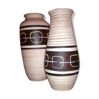 Pair of west Germany ceramic vases