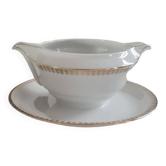 Limoges porcelain gravy boat