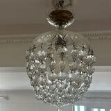 Crystal Tassel Ceiling Light