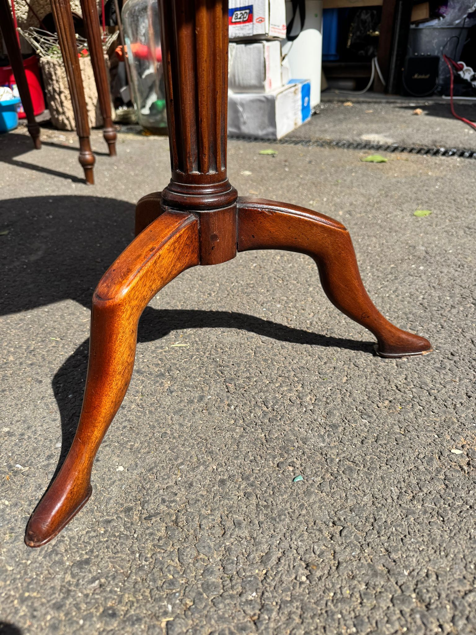 Rare stamped Guéridon by Mailfert / Erotic furniture / Curiosity
