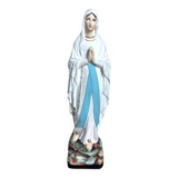 Small plaster statue of the Virgin Mary