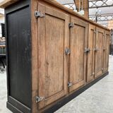 1920 solid oak bar counter