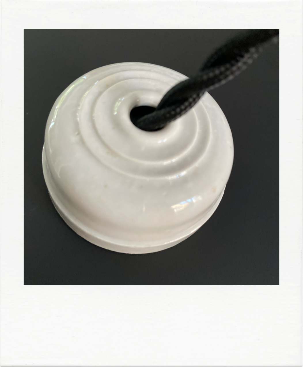 Porcelain pendant lamp
