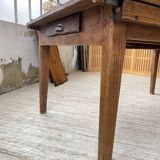 19th century oak farmhouse table 270cm with extensions