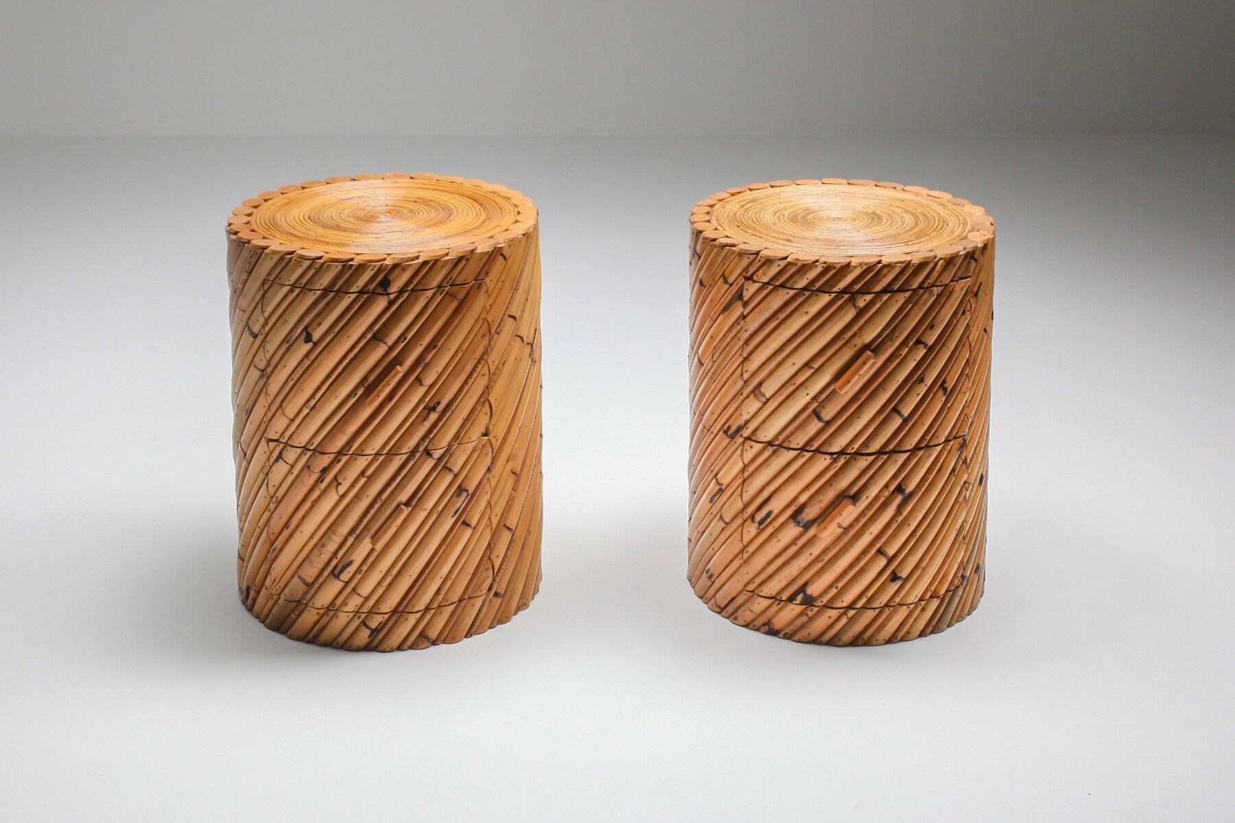 Paire de tables d'appoint Vivai del Sud 1970